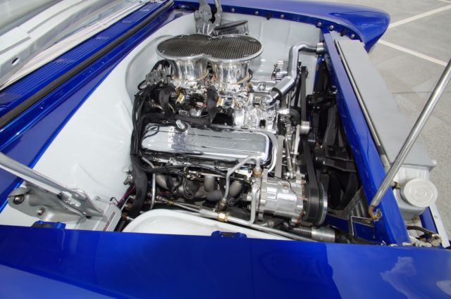 1955 Blue Chevrolet Bel Air/150/210 Coupe