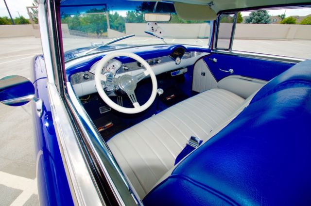 1955 Blue Chevrolet Bel Air/150/210 Coupe
