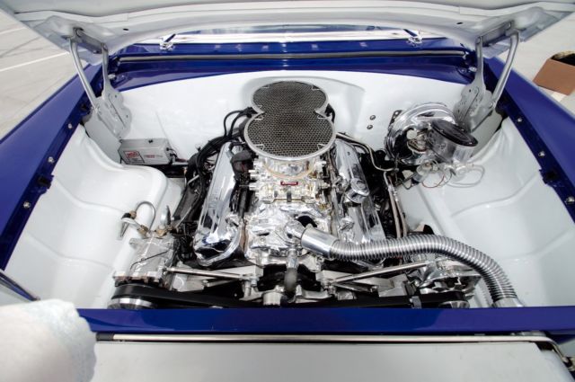 1955 Blue Chevrolet Bel Air/150/210 Coupe
