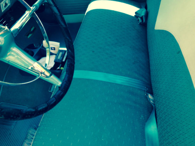 1955 TURQ. & IVORY Chevrolet Bel Air/150/210 Sedan 4 DOOR