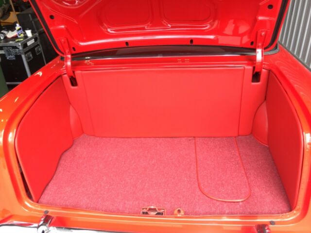 1955 Red Chevrolet Bel Air/150/210 Sedan