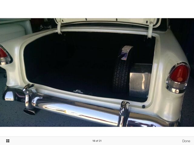 1955 Red Chevrolet Bel Air/150/210 Coupe