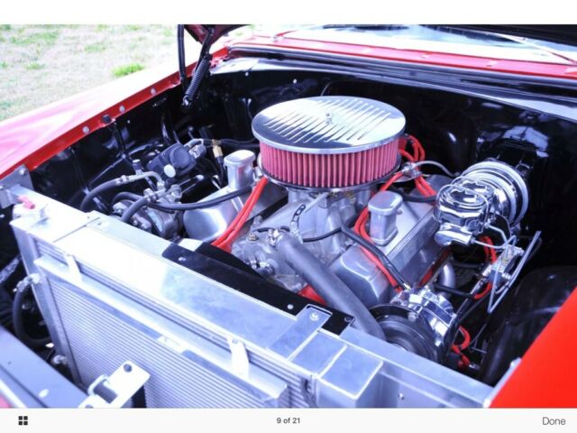 1955 Red Chevrolet Bel Air/150/210 Coupe