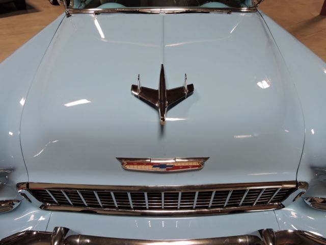 1955 Blue Chevrolet Bel Air/150/210