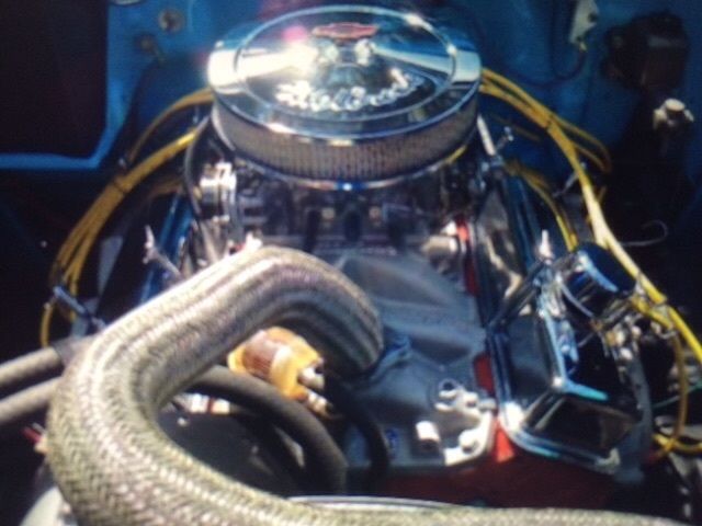 1955 Blue Chevrolet Bel Air/150/210