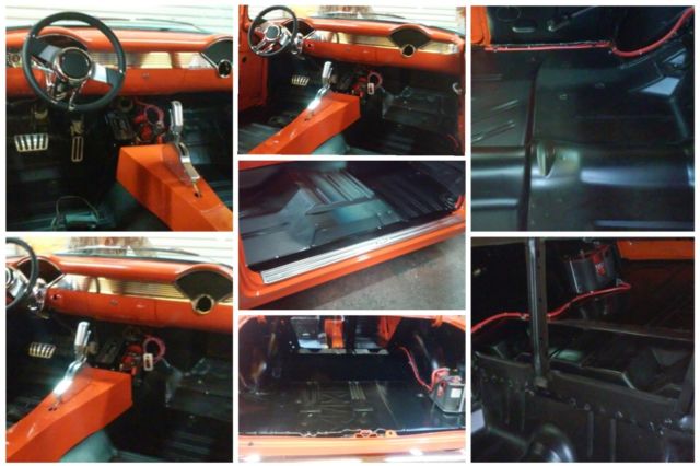 1955 hugger orange Chevrolet Bel Air/150/210 Sedan