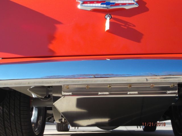 1955 hugger orange Chevrolet Bel Air/150/210 Sedan