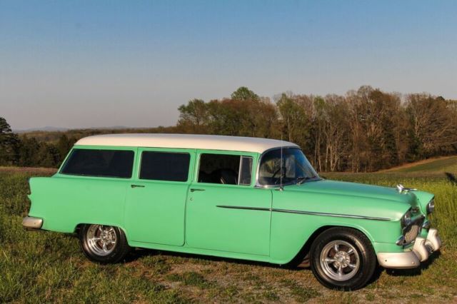 1955 Gray Chevrolet Bel Air/150/210