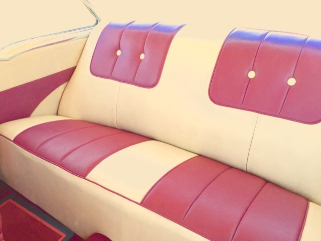 1955 Red & Cream White 2 tone original matching Chevrolet Bel Air/150/210 Coupe