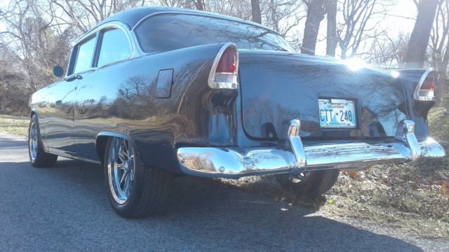 1955 Blue Chevrolet Bel Air/150/210 Coupe