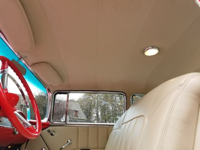 1955 Red Chevrolet Bel Air/150/210