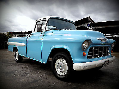 1955 Blue and White Chevrolet Other Pickups Pick Up