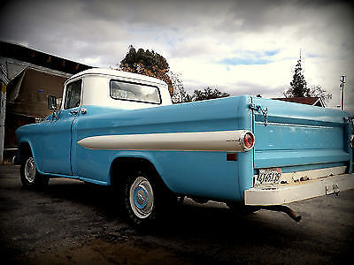 1955 Blue and White Chevrolet Other Pickups Pick Up