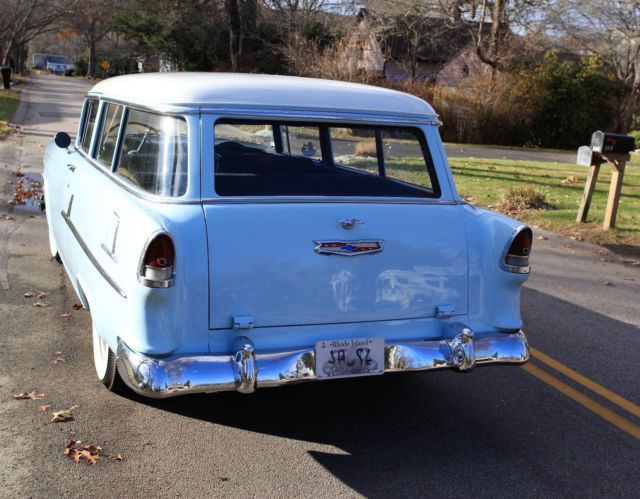 1955 Blue Chevrolet Bel Air/150/210 Wagon