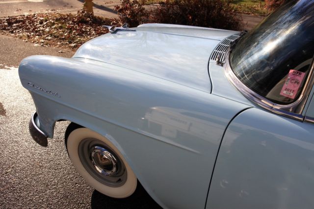 1955 Blue Chevrolet Bel Air/150/210 Wagon