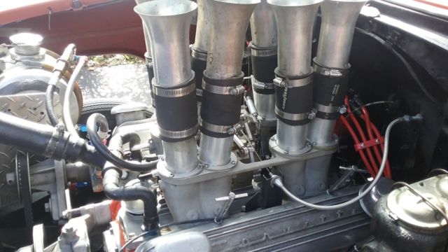 1955 orange Chevrolet Bel Air/150/210 Coupe