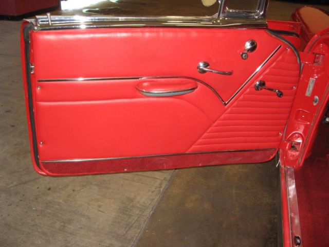 1955 Red Chevrolet Bel Air/150/210 Coupe