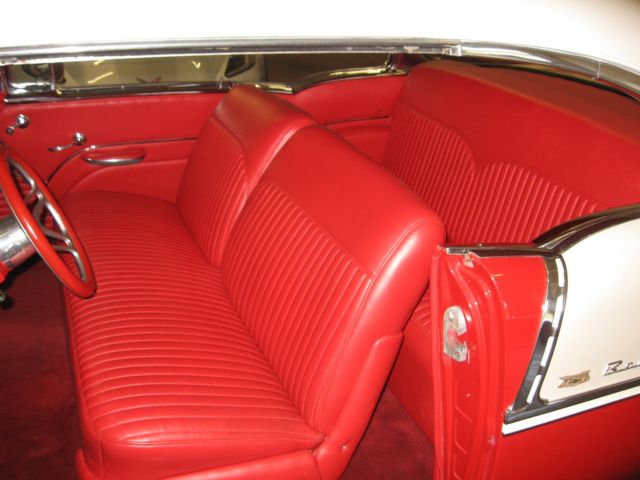 1955 Red Chevrolet Bel Air/150/210 Coupe