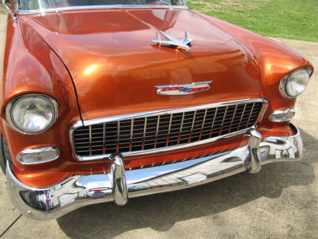 1955 Orange copper metallic Chevrolet Nomad 2 door wagon