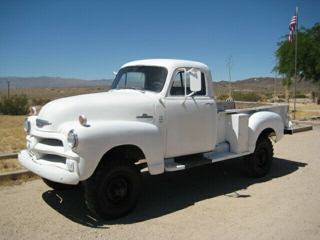 1955 White Chevrolet Other Pickups 3/4 ton