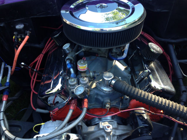 1955 Purple Chevrolet Bel Air/150/210 Two door sedan
