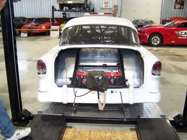 1955 Black Chevrolet Bel Air/150/210