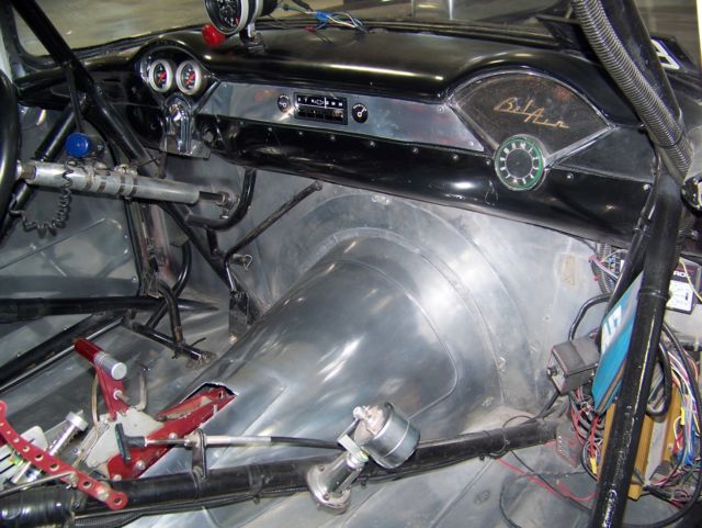 1955 Black Chevrolet Bel Air/150/210