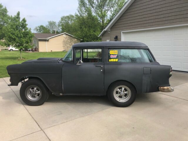 1955 Black Chevrolet Bel Air/150/210 4 Door Wagon