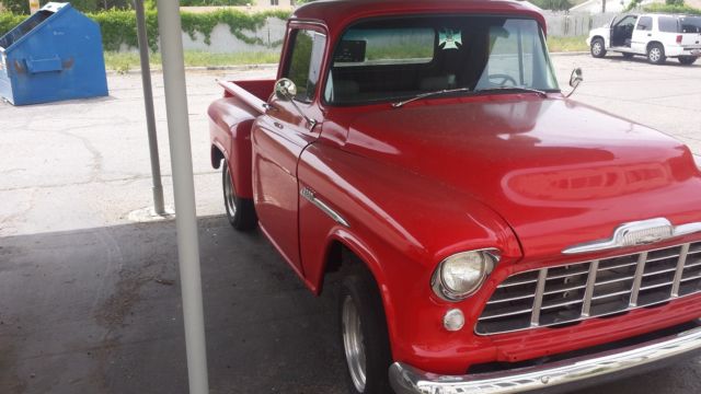 1955 Red Chevrolet Other Pickups Standard Cab Pickup