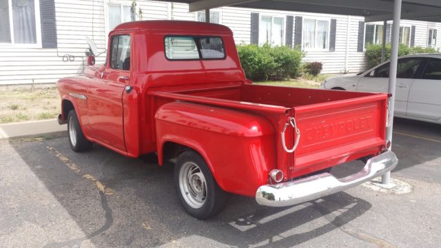 1955 Red Chevrolet Other Pickups Standard Cab Pickup