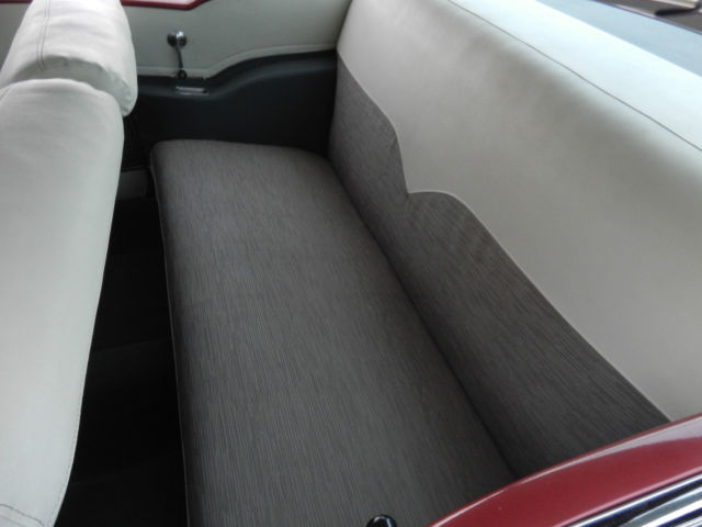 1955 Burgundy Chevrolet Bel Air/150/210 Coupe