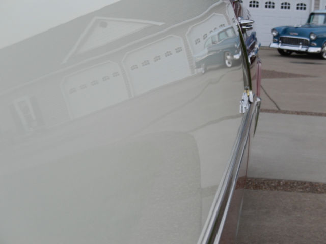 1955 Burgundy Chevrolet Bel Air/150/210 Coupe