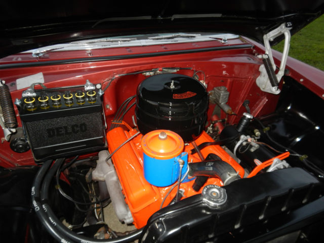 1955 Burgundy Chevrolet Bel Air/150/210 Coupe