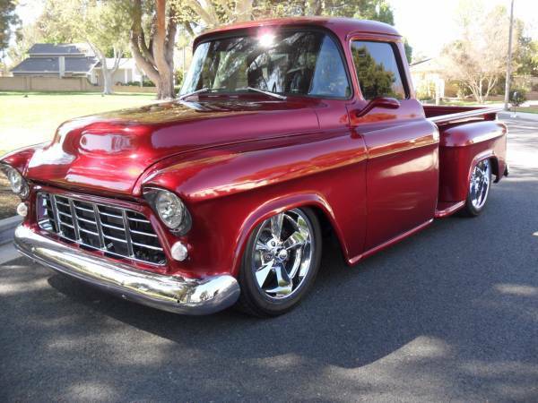 1955 Custom red pearl Chevrolet Other Pickups Stepside