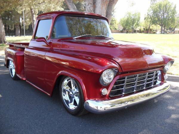 1955 Custom red pearl Chevrolet Other Pickups Stepside