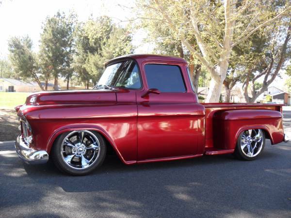 1955 Custom red pearl Chevrolet Other Pickups Stepside