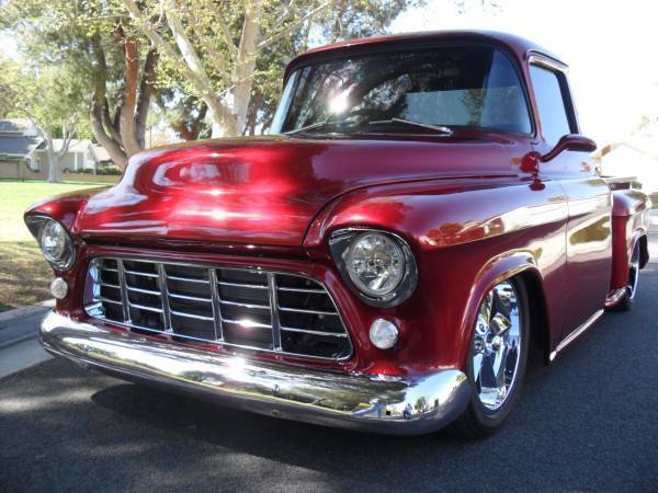 1955 Custom red pearl Chevrolet Other Pickups Stepside
