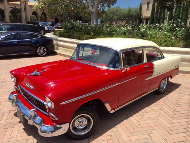 1955 Red/Cream most popular resale Chevrolet Bel Air/150/210 Coupe