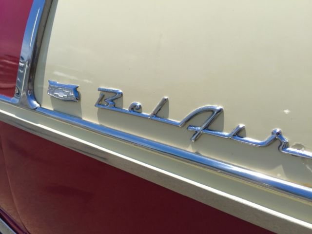 1955 Red/Cream most popular resale Chevrolet Bel Air/150/210 Coupe