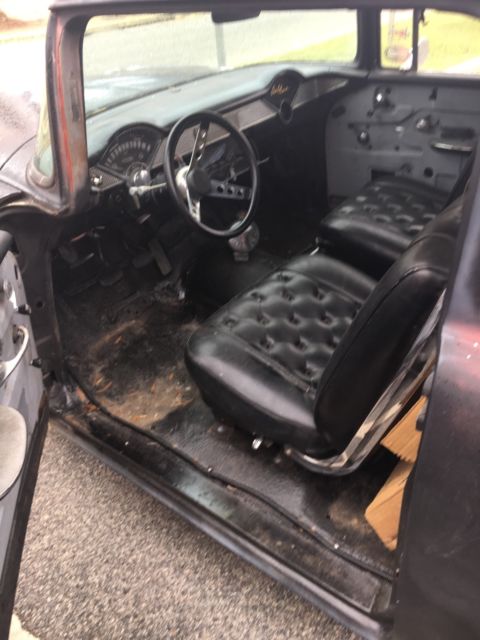 1955 Black Chevrolet Bel Air/150/210 Coupe