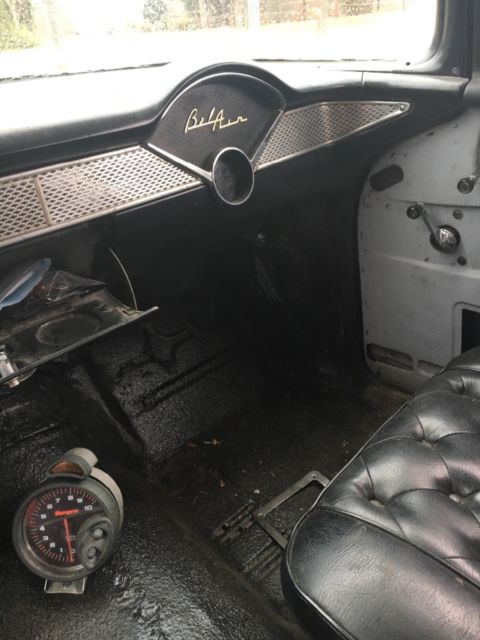 1955 Black Chevrolet Bel Air/150/210 Coupe