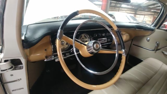 1955 WHITE Chrysler 300 Series COUPE