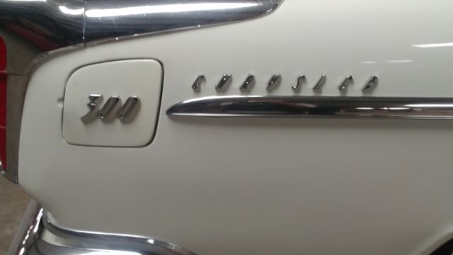 1955 WHITE Chrysler 300 Series COUPE