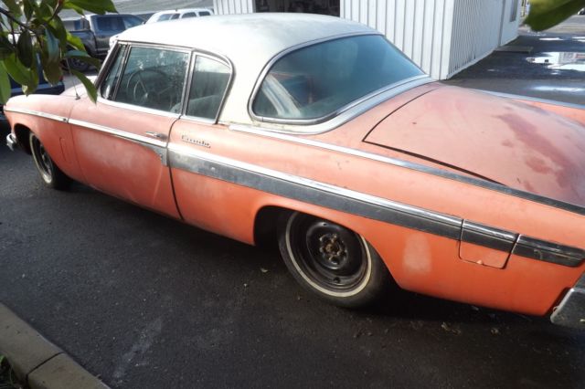 1955 pink Studebaker Commander Eight Coupe