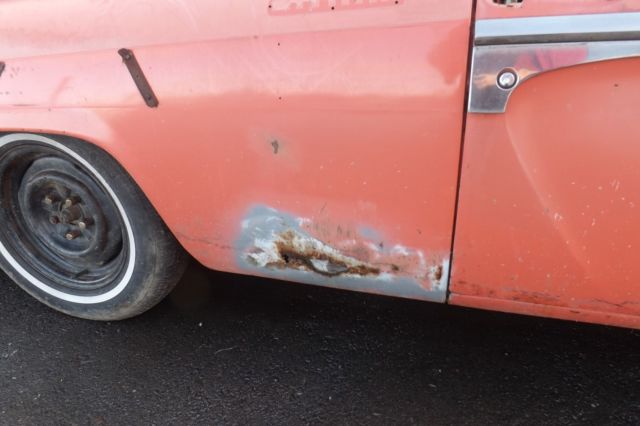 1955 pink Studebaker Commander Eight Coupe