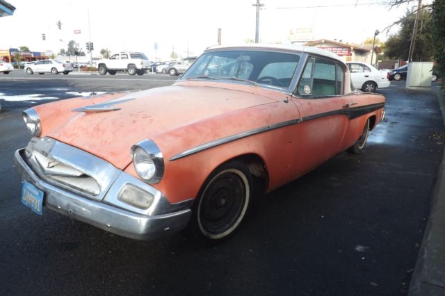 1955 pink Studebaker Commander Eight Coupe