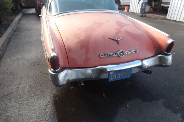 1955 pink Studebaker Commander Eight Coupe