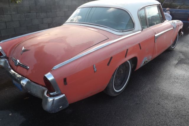 1955 pink Studebaker Commander Eight Coupe