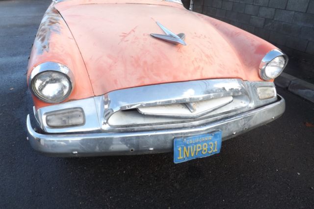 1955 pink Studebaker Commander Eight Coupe