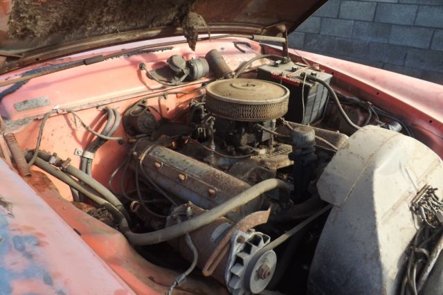 1955 pink Studebaker Commander Eight Coupe